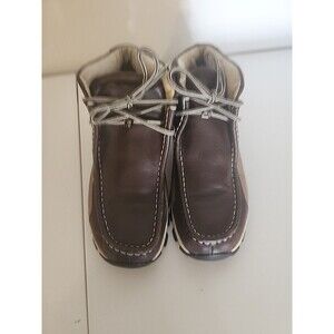 B-Boots By Buffalino Mens Boots Brown Leather Lace Up Chukka Sz 13